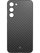 Etui i futerały do telefonów - Black Rock - Cienkie etui z włókna węglowego pasuje do Samsung Galaxy S23 Plus 5G I etui na telefon komórkowy, ultra cienkie, Fiber Cover (Flex Carbon Black) - miniaturka - grafika 1