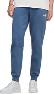 Spodnie sportowe męskie - Spodnie męskie Puma ESS no.1 Logo Sweatpants FL niebieskie 682607 80 XL - miniaturka - grafika 1
