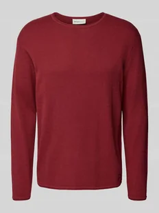 Sweter z dzianiny o kroju regular fit z czystej bawełny - Swetry męskie - miniaturka - grafika 1