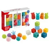 Zabawki sensoryczne - Askato Kule sensoryczne 20 sztuk - miniaturka - grafika 1