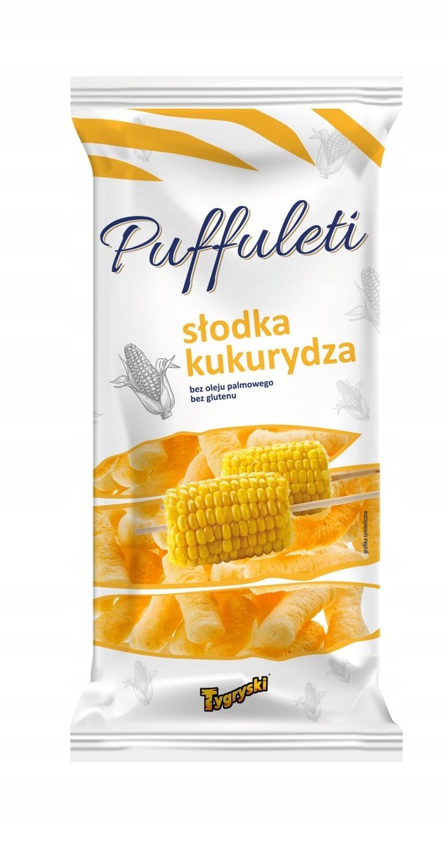 TBM Chrupki kukurydziane PUFFULETI SŁODKA KUKURYDZA 85g