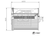 Filtry paliwa - Filtr paliwa Febi Bilstein 173867 - miniaturka - grafika 1