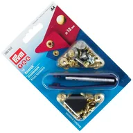 Pasmanteria - napy do kurtek, bluz złote fi 12mm 10szt PRYM 390332 . - miniaturka - grafika 1