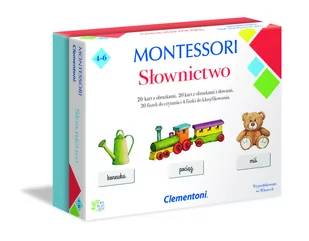 Clementoni Montessori słownictwo 50077 - Układanki dla dzieci - miniaturka - grafika 1