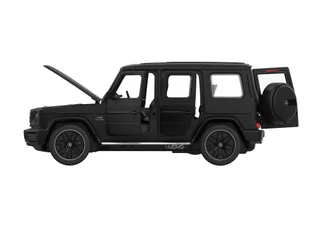 Mercedes-AMG G 63 czarny RASTAR model 1:32 Metalowa karoseria + Ręcznie otwierane elementy - Samochody i pojazdy dla dzieci - miniaturka - grafika 1