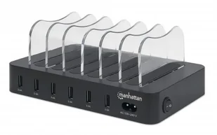 Manhattan Stacja ładująca 6-Portowa USB-A 102254 - Huby USB - miniaturka - grafika 3