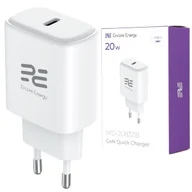 Ładowarki do telefonów - Nowa ładowarka sieciowa GaN 20W USB-C QC PD Encore Energy MD-2083ZB - miniaturka - grafika 1