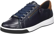 Sneakersy damskie - ARA Damskie sneakersy Rom, Niebieskie rowki, 41.5 EU - miniaturka - grafika 1