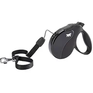 Smycze dla psów - Ferplast 75710017 Rollleine Amigo Mit Wechselcover Small, Cord, Schwarz - miniaturka - grafika 1