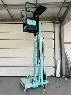 Podnośnik osobowy (udźwig: 140 kg, wymiary platformy: 48x69 cm, maks. wysokość robocza: 482 cm) 00081565 - Wózki magazynowe - miniaturka - grafika 6