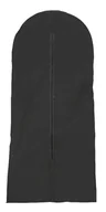 Pokrowce na ubrania - Pokrowiec na ubrania 137x60cm czarny do szafy podróży ochronny trwały lekki - miniaturka - grafika 1