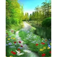 Malowanie po numerach - Norimpex Malowanie po numerach. Las wiosenną porą 5601 40 x 50 cm - miniaturka - grafika 1