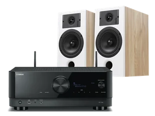 Yamaha MusicCast RX-V6A (czarny) + Diva 3 (dąb) - Zestawy stereo - miniaturka - grafika 1