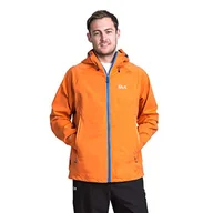 Kurtki męskie - Trespass Mens Edmont II Waterproof wyściółka Switchable Windproof DLX Jacket, pomarańczowa, xxl MAJKRAM20010_SNRXXL - miniaturka - grafika 1
