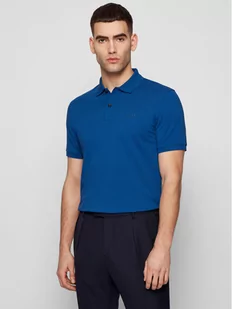 Hugo Boss Polo Pallas 50425985 Niebieski Regular Fit - Koszulki męskie - miniaturka - grafika 1