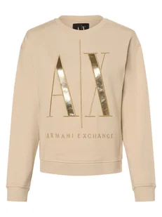 Armani Exchange Bluza damska Kobiety Bawełna beżowy nadruk, XS - Bluzy damskie - miniaturka - grafika 1