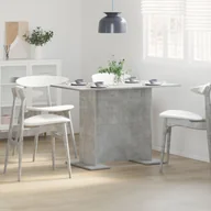 Stoły - Stół jadalny Betonowy Szary 110x60x75 cm z Drewna Inżynieryjnego - miniaturka - grafika 1