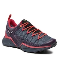 Buty trekkingowe damskie - Trekkingi Salewa Dropline Gtx GORE-TEX 61367 3853 Fioletowy - miniaturka - grafika 1