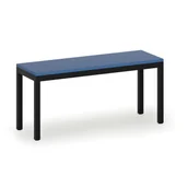 Wyposażenie sportowe i gimnastyczne - Ławka szatniowa, siedzisko - laminat, długość 900 mm, niebieski - miniaturka - grafika 1