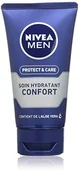 Kremy do twarzy - NIVEA MEN Protect & Care Nawilżający Komfort Care (1 x 75 ml), Pielęgnacja twarzy wzbogacona witaminą B5 i aloesem, nietłusty krem nawilżający dla mężczyzn - miniaturka - grafika 1