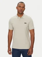 Koszulki męskie - Calvin Klein Polo K10K112751 Szary Regular Fit - miniaturka - grafika 1