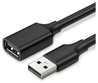 Kable USB - Ugreen US103 USB 2.0 przedłużający, 1.5m czarny - miniaturka - grafika 1