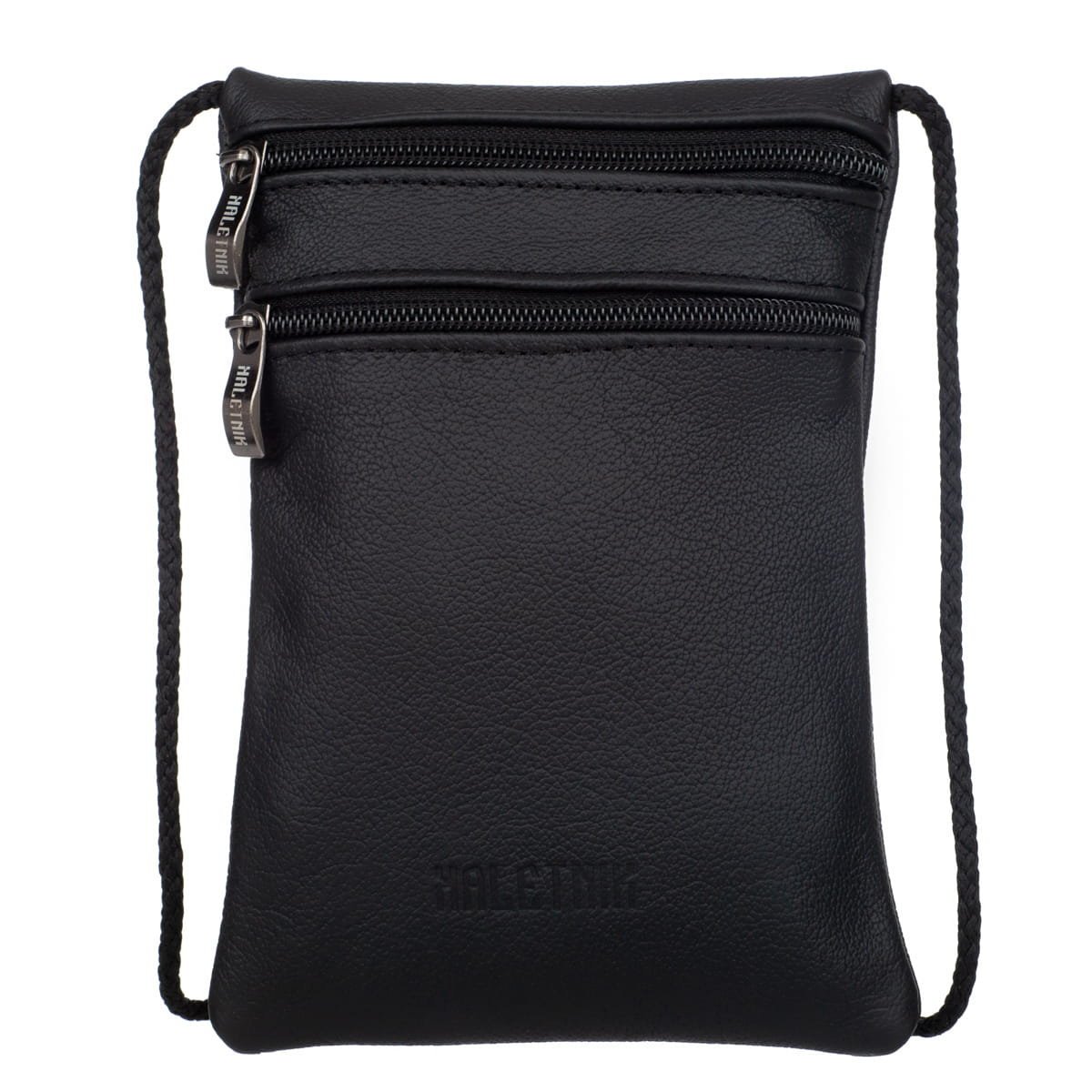 Mała Torebka Etui na Paszport Dokumenty Skórzana Kaletnik Socha