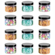 Pojemniki kuchenne - słoik PET pojemnik pojemniczek na produkty sypkie ciastka 500ml 0,5l 12 szt - miniaturka - grafika 1