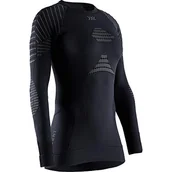 Koszulki i topy damskie - X-Bionic X-Bionic Damska koszulka INVENT 4.0 ROUND NECK LONG SLEEVES, czarna/Charcoal, XS IN-YT06W19W - miniaturka - grafika 1