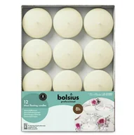 Świece - BOLSIUS Pływające świece Maxi białe 12 szt - miniaturka - grafika 1