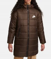 Kurtki damskie - Kurtka zimowa damska puchowa z kapturem Nike Therma-Fit DX1798-237 r. S - miniaturka - grafika 1