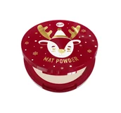 Pudry do twarzy - Bell XMAS puder matujący w kompakcie 01 Le it Snow 9,5 g - miniaturka - grafika 1