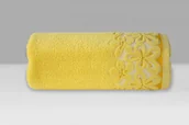 Ręczniki - Greno Ręcznik bawełniany Bella Żółty - miniaturka - grafika 1