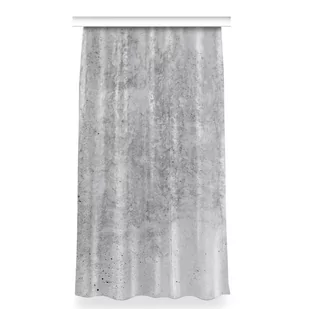 Kolorowa zasłona z nadrukiem 150x280 Szary beton, Fabricsy - Zasłony - miniaturka - grafika 1