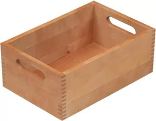 Kesper 18411 skrzynka uniwersalna 29 x 18,5 x 11 cm z drewna bukowego, brązowa, 29 x 18.5 x 11 cm 18411 - Pudła i pojemniki do przechowywania - miniaturka - grafika 1