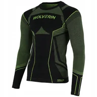 Pozostała odzież narciarska - BIELIZNA TERMOAKTYWNA KOSZULKA MĘSKA WOLVERIN CZARNY 2XL/3XLSTALCO PERFECT - miniaturka - grafika 1