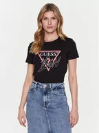 Koszulki i topy damskie - Guess T-Shirt Icon W3GI46 I3Z14 Czarny Regular Fit - miniaturka - grafika 1