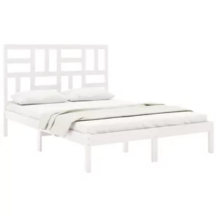 Lumarko Rama łóżka, biała, lite drewno, 120x200 cm - Łóżka - miniaturka - grafika 4
