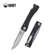 Noże - Nóż składany Kubey Akino Black G10, Beadblasted 14C28N by Tiguass (KU2102A) - miniaturka - grafika 1