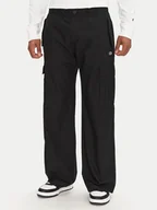 Spodnie męskie - Champion Spodnie cargo 220763 Czarny Relaxed Fit - miniaturka - grafika 1