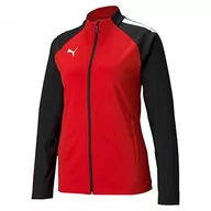 Kurtki damskie - PUMA PUMA Teamliga damska kurtka treningowa Puma Red-Puma Black S 657252 - miniaturka - grafika 1