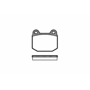 Klocki hamulcowe - komplet REMSA 0014.20 - Klocki hamulcowe - miniaturka - grafika 1