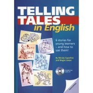 Książki do nauki języka angielskiego - Telling Tales in English + CD Superfine Wendy James Megan - miniaturka - grafika 1