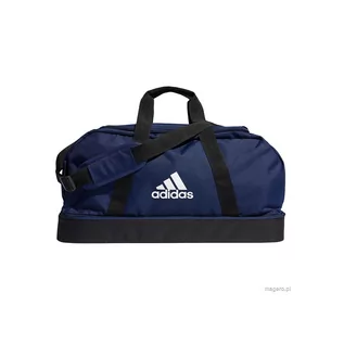 Torby podróżne - Torba adidas Tiro Duffel Bag Bottom Compartment M granatowa GH7271 - grafika 1