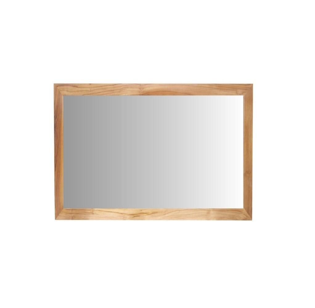 Lustro ścienne z drewna tekowego Constantina 80 cm + 20,- Euro