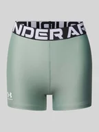 Spodenki damskie - Szorty o kroju super skinny fit z pasem z logo - miniaturka - grafika 1