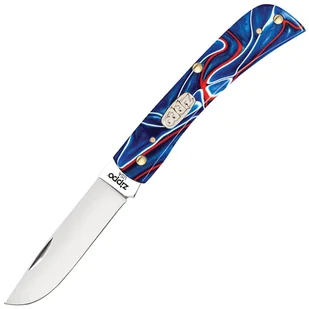Nóż składany Zippo Mini Trapper - Red/White/Blue Kirinite - Noże - miniaturka - grafika 1