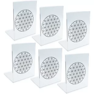 Podpórka do książki z plexi 2mm - Kwiat Życia 6 szt. - Podpórki do książek - miniaturka - grafika 1