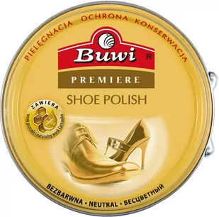 Buwi Pasta do butów w puszce Bezbarwny) 91 - Środki do obuwia i ubrań - miniaturka - grafika 1