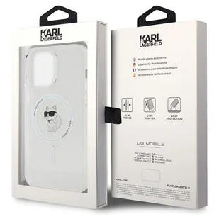 Karl Lagerfeld KLHMP15XHFCCNOT iPhone 15 Pro Max 6.7" transparent hardcase IML Choupette MagSafe - Etui i futerały do telefonów - miniaturka - grafika 8